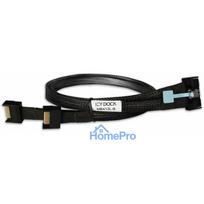 Icy Dock Kabel MCIO x8 SFF-TA-1016 2x MCIO x4 SFF-TA-1016 (Black, 50cm)