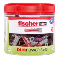 fischer DuoPower 8x40 Dose Universaldübel-Sortiment 8 x 40 mm, 80 Stück