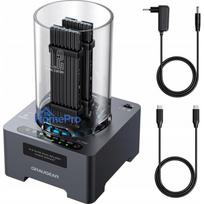 Graugear Klon-Station M.2-NVMe-SSD ar ventilatoru un vienas pogas klonēšanas funkciju