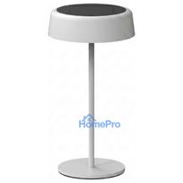 Synergy 21 LED table lamp, solar/battery-powered, outdoor IP54, dimmable with touch switch, white