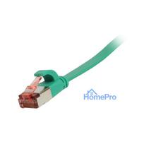 Synergy21 patch cable RJ45, CAT6 250Mhz, 1.5m green, FTP(U / FTP), TPE(Superflex), flat