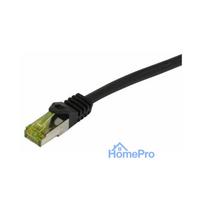 Synergy21 patch cable RJ45, CAT6A 500Mhz, 40m, black, S-STP(S / FTP), TPE / LSZH Indoor / outdoor (UV / Water / oil / -r