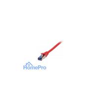 Synergy21 patch cable RJ45, CAT6A 500Mhz, 0.25m, red, S-STP(S / FTP), TPE / LSZH(Superflex), AWG26,