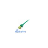 Synergy21 patch cable RJ45, CAT6A 500MHz, 0.15m, green, U/FTP, slimline round d 3.8mm, TPE/LSZH (Superflex), AWG32, with