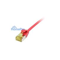 Synergy21 patch cable RJ45, CAT6A 500Mhz, 1.5m, red, U / FTP, slimline round d 3.8mm, TPE / LSZH (Superflex), AWG32, wit