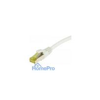 Synergy21 patch cable RJ45, CAT6A 500Mhz, 0.25m, white, S-STP(S / FTP), TPE / LSZH(Ultraflex), AWG26, with CAT7 raw cabl