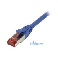 Synergy21 patch cable RJ45, CAT6 250Mhz, 3m blue, S-STP(S / FTP), TPE / LSZH(Superflex)