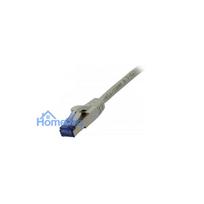 Synergy21 patch cable RJ45, CAT6A 500MHz, 1.0m, grey, S-STP(S / FTP), component tested (GHMT certified), AWG26