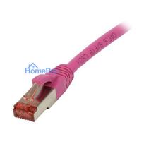 Synergy21 patch cable RJ45, CAT6 250Mhz, 7.5m magenta, S-STP(S / FTP), TPE / LSZH(Superflex)