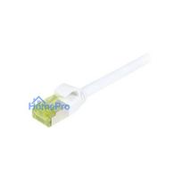 Synergy21 patch cable RJ45, CAT6A 500Mhz, 2m, white, S-STP(S / FTP), slimline round d 4.5mm, TPE / LSZH(Superflex), AWG2