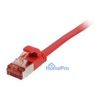Synergy21 patch cable RJ45, CAT6 250Mhz, 7.5m red, FTP(U / FTP), TPE(Superflex), flat