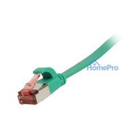 Synergy21 patch cable RJ45, CAT6 250Mhz, 1.0m green, FTP(U / FTP), TPE(Superflex), flat