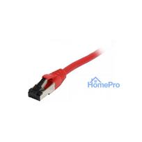 Synergy21 patch cable RJ45, CAT8.1 2000Mhz, 0.5m, red, S-STP(S / FTP), TPE(Ultra SuperFlex), AWG26,