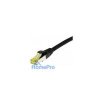 Synergy21 patch cable RJ45, CAT6A 500Mhz, 1.5m, black, S-STP(S / FTP), TPE / LSZH(Ultraflex), AWG26, with CAT7 raw cable