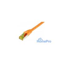 Synergy21 patch cable RJ45, CAT6A 500Mhz, 15m, orange, S-STP(S / FTP), TPE / LSZH(Ultraflex), AWG26, with CAT7 raw cable