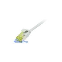 Synergy21 patch cable RJ45, CAT6A 500Mhz, 3m, gray, U / FTP, slimline round d 3.8mm, TPE / LSZH (Superflex), AWG32, with