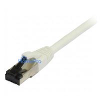 Synergy21 patch cable RJ45, CAT8.1 2000Mhz, 5m, white, S-STP(S / FTP), TPE / LSZH(SuperFlex), AWG26,