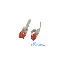 Synergy21 patch cable RJ45, CAT6 250Mhz, 3m gray, UTP(U / UTP), PVC, flat,,