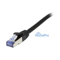 Synergy21 RJ45 patch cable, CAT6A 500MHz, 7.5m, black, S-STP (S/FTP), component tested (GHMT certified), AWG26
