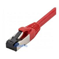 Synergy21 patch cable RJ45, CAT8.1 2000Mhz, 3m, red, S-STP(S / FTP), TPE / LSZH(SuperFlex), AWG26,