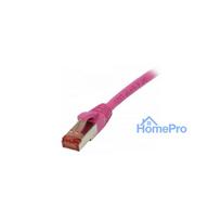 Synergy21 patch cable RJ45, CAT6 250Mhz, 2m magenta, S-STP(S / FTP), TPE / LSZH(Superflex)