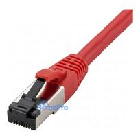 Synergy21 patch cable RJ45, CAT8.1 2000Mhz, 2m, red, S-STP(S / FTP), TPE / LSZH(SuperFlex), AWG26,