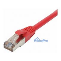 Synergy21 patch cable RJ45, CAT8.1 2000Mhz, 5m, red, S-STP(S / FTP), TPE / LSZH(SuperFlex), AWG26,