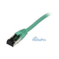 Synergy21 patch cable RJ45, CAT8.1 2000Mhz, 0.15m, green, S-STP(S / FTP), TPE / LSZH(SuperFlex), AWG26,