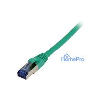 Synergy21 patch cable RJ45, CAT6A 500Mhz, 0.15m, green, S-STP(S / FTP), TPE / LSZH(Superflex), AWG26,