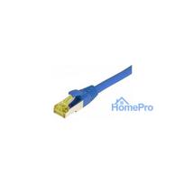 Synergy21 patch cable RJ45, CAT6A 500Mhz, 20m, blue, S-STP(S / FTP), TPE / LSZH(Ultraflex), AWG26, with CAT7 raw cable,