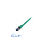 Synergy21 patch cable RJ45, CAT6A 500Mhz, 0.25m, green, S-STP(S / FTP), TPE / LSZH(Superflex), AWG26,