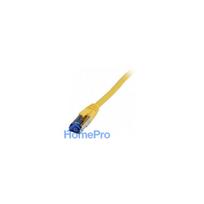 Synergy21 patch cable RJ45, CAT6A 500Mhz, 7.5m, yellow, S-STP(S / FTP), TPE / LSZH(Superflex), AWG26,