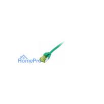 Synergy21 patch cable RJ45, CAT6A 500MHz, 0.25m, green, U/FTP, slimline round d 3.8mm, TPE/LSZH (Superflex), AWG32, with