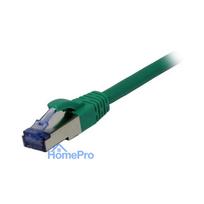 Synergy21 patch cable RJ45, CAT6A 500MHz, 5m, green, S-STP(S/FTP), component tested (GHMT certified), AWG26