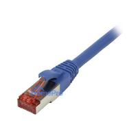 Synergy21 patch cable RJ45, CAT6 250Mhz, 1.5m blue, S-STP(S / FTP), TPE / LSZH(Superflex)