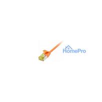 Synergy21 patch cable RJ45, CAT6A 500Mhz, 0.25m, orange, U / FTP, slimline round d 3.8mm, TPE / LSZH (Superflex), AWG32,