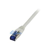 Synergy21 patch cable RJ45, CAT6A 500Mhz, 2m, gray, S-STP(S / FTP), TPE / LSZH(Superflex), AWG26,