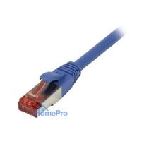 Synergy21 patch cable RJ45, CAT6 250Mhz, 10m blue, S-STP(S / FTP), TPE / LSZH(Superflex)