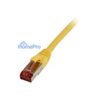 Synergy21 patch cable RJ45, CAT6 250Mhz, 10m yellow, S-STP(S / FTP), TPE / LSZH(Superflex)