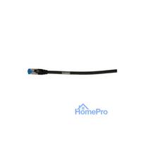 Synergy21 patch cable RJ45, CAT6A 500Mhz, 0.25m, black, S-STP(S / FTP), TPE / LSZH(Superflex), AWG26,