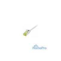 Synergy21 Patch cable RJ45 - CAT6A 500Mhz - 0.15m - gray - U / FTP - slimline round d 3.8mm - TPE / LSZH (Superflex