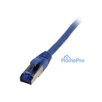 Synergy21 patch cable RJ45, CAT6A 500Mhz, 10m, blue, S-STP(S / FTP), TPE / LSZH(Superflex), AWG26,