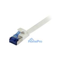 Synergy21 patch cable RJ45, CAT6A 500Mhz, 15m, white, U / FTP, flat, TPE (Superflex), AWG32,