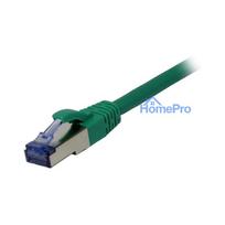 Synergy21 patch cable RJ45, CAT6A 500MHz, 7.5m, green, S-STP(S/FTP), component tested (GHMT certified), AWG26