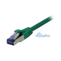 Synergy21 patch cable RJ45, CAT6A 500MHz, 15m, green, S-STP(S/FTP), component tested (GHMT certified), AWG26