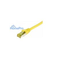 Synergy21 patch cable RJ45, CAT6A 500Mhz, 3m, yellow, S-STP(S / FTP), TPE / LSZH(Ultraflex), AWG26, with CAT7 raw cable,