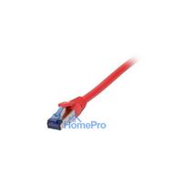 Synergy21 patch cable RJ45, CAT6A 500Mhz, 1.5m, red, S-STP(S / FTP), TPE / LSZH(Superflex), AWG26,