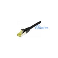 Synergy21 patch cable RJ45, CAT6A 500Mhz, 20m, black, S-STP(S / FTP), TPE / LSZH(Ultraflex), AWG26, with CAT7 raw cable,