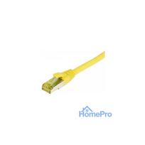 Synergy21 patch cable RJ45, CAT6A 500Mhz, 2m, yellow, S-STP(S / FTP), TPE / LSZH(Ultraflex), AWG26, with CAT7 raw cable,