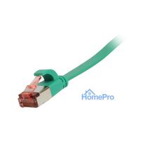 Synergy21 patch cable RJ45, CAT6 250Mhz, 0.5m green, FTP(U / FTP), TPE(Superflex), flat